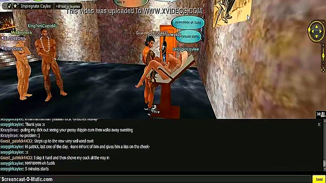 Caylee's Super Hentai Gangbang Adventure With Cartoon Game Characters