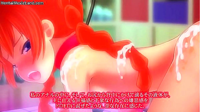 Horny Redhead Anime Babe Gets Fucked In Hot Japanese Hentai Scene