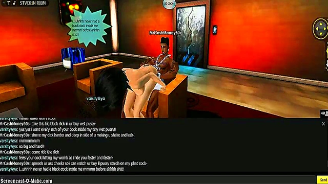 3D Cartoon AYA Rides Cock in Animatic Game Fantasy