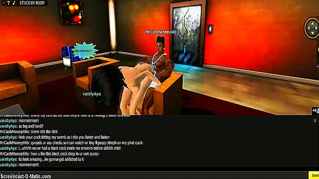 3D Cartoon AYA Rides Cock in Animatic Game Fantasy