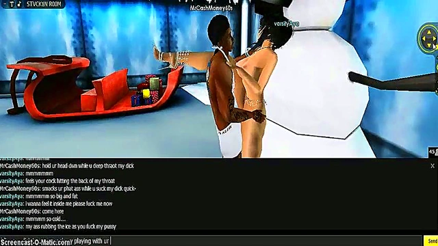 3D Cartoon AYA Rides Cock in Animatic Game Fantasy