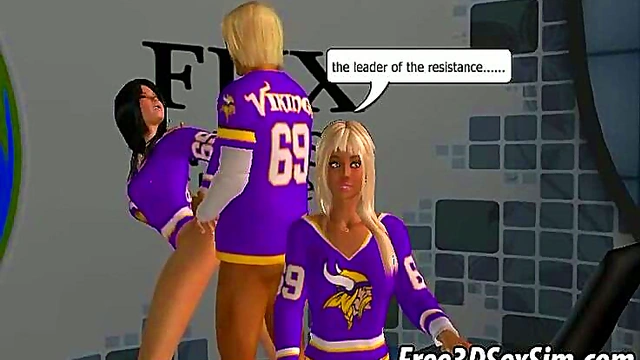 3D Anime Broadcasters Get Wild With Hardcore Group Sex On Air