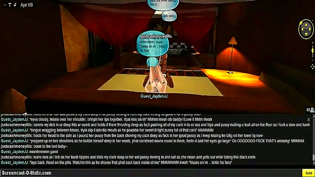 3D Anime Chick Gets Fucked In IMVU Game Bedroom Scene