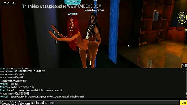 Cici's Steamy Shower – 3D Anime Girl Gets Animated In The Game