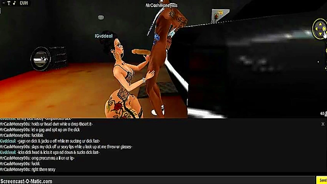 3D Cartoon Goddess Seduces in IMVU Game for Hot Anime Action