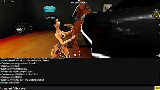 3D Cartoon Goddess Seduces in IMVU Game for Hot Anime Action