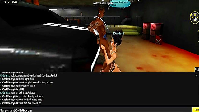 3D Cartoon Goddess Seduces in IMVU Game for Hot Anime Action