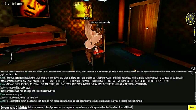 Kuhn's Purple Room – 3D Anime Couple Enjoy Intense Game Porn Session