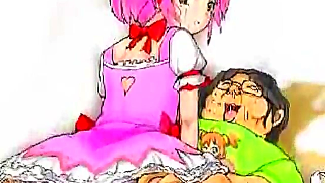 Madoka Anime Babe Seduces With Sexy Hentai Action