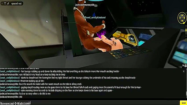 Emily's 3D Anime Head Job Turns Into Intense Porn Adventure