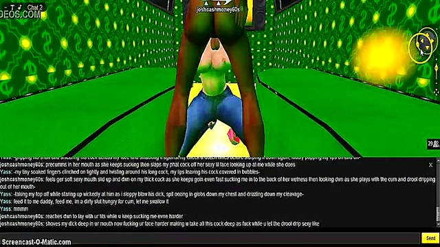 YASS Limo Head – 3D Hentai Game Animation With IMVU Porn Action