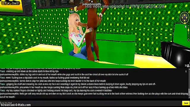YASS Limo Head – 3D Hentai Game Animation With IMVU Porn Action