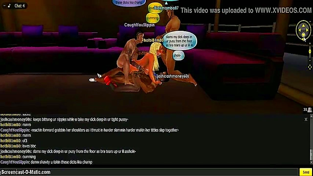 Sara Gets Gangbanged in 3D Anime Cartoon for Intense Game Action