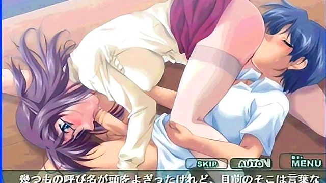 Amorous Professor Cherry Seduces Innocent Student In Eroge Anime