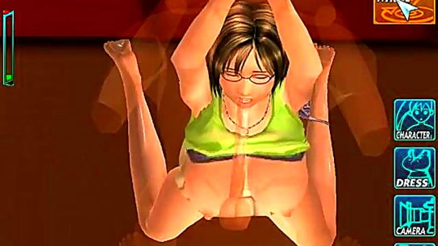 Horny Anime Chick Gets Impregnated in Subway After Steamy Blowjob Session