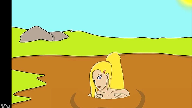Horny Ino Sinks into Quicksand for Mind-Bending Hentai Fun