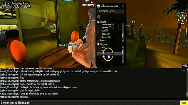 3D Cartoon Anime Babe Seduces With Game-Like IMVU Action