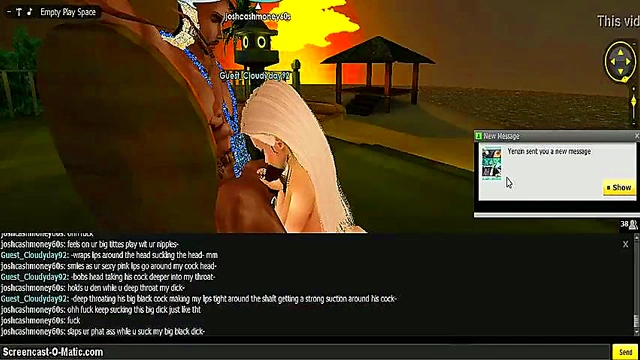 3D Cartoon Anime Babe Seduces With Game-Like IMVU Action