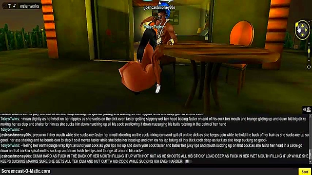 Horny 3D Anime Chick Seduces Gamer On Tokyo Beach House Floor