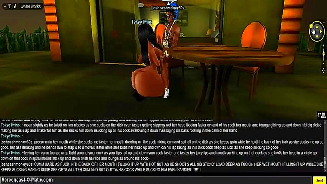 Horny 3D Anime Chick Seduces Gamer On Tokyo Beach House Floor