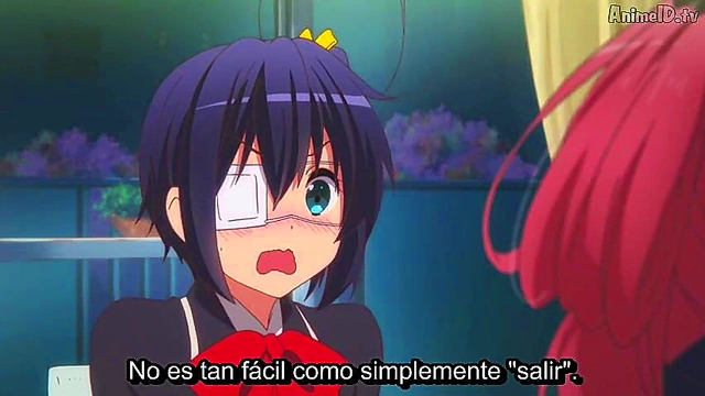 Romantic Chuunibyou Anime Couple Explore Passionate Love Scenes