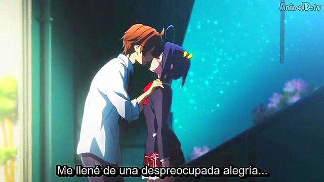Romantic Chuunibyou Anime Couple Explore Passionate Love Scenes