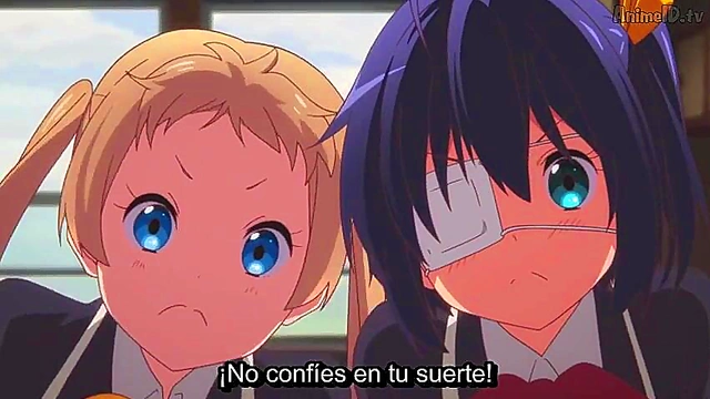 Romantic Chuunibyou Anime Couple Explore Passionate Love Scenes