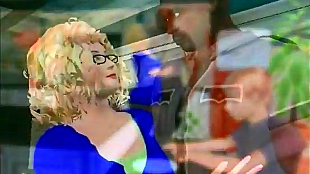 Naughty Mommy Threesome – Double Penetration With BBC in Anime Cartoon Action