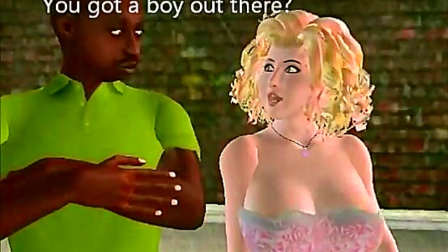 Naughty Mommy Threesome – Double Penetration With BBC in Anime Cartoon Action