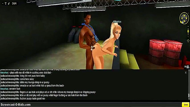 3D Cartoon Game Girl Seduces You With Sexy IMVU Session
