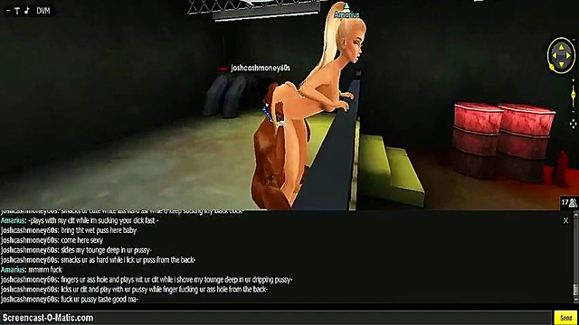 3D Cartoon Game Girl Seduces You With Sexy IMVU Session