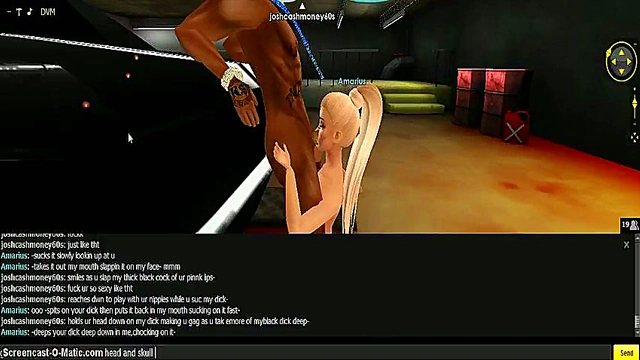 3D Cartoon Game Girl Seduces You With Sexy IMVU Session