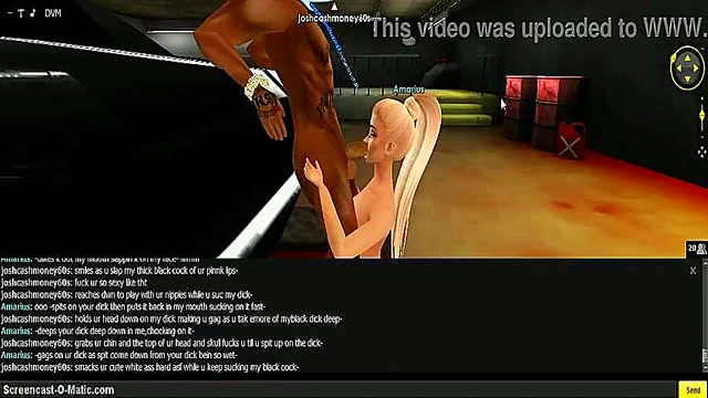 3D Cartoon Game Girl Seduces You With Sexy IMVU Session