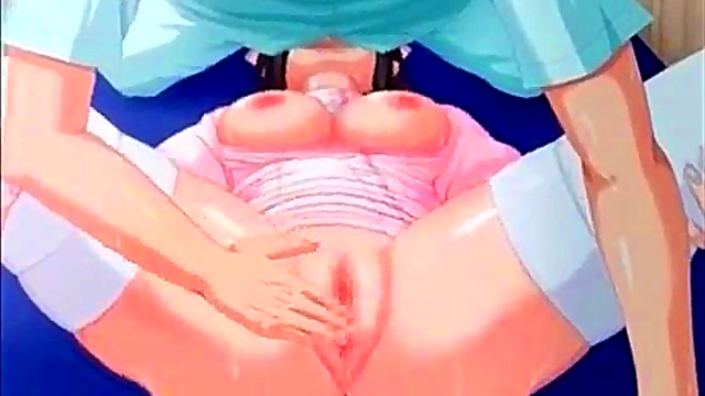 Anime Nurse Deepthroats For Intense MouthfulCum Session