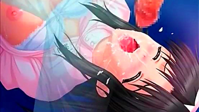 Anime Nurse Deepthroats For Intense MouthfulCum Session