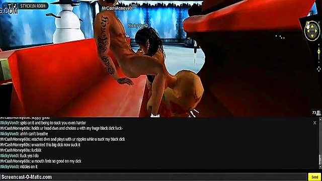 Nicky V – 3D Cartoon Anime Chick Gets Animated Game Action