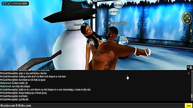 Nicky V – 3D Cartoon Anime Chick Gets Animated Game Action