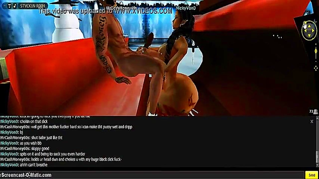 Nicky V – 3D Cartoon Anime Chick Gets Animated Game Action