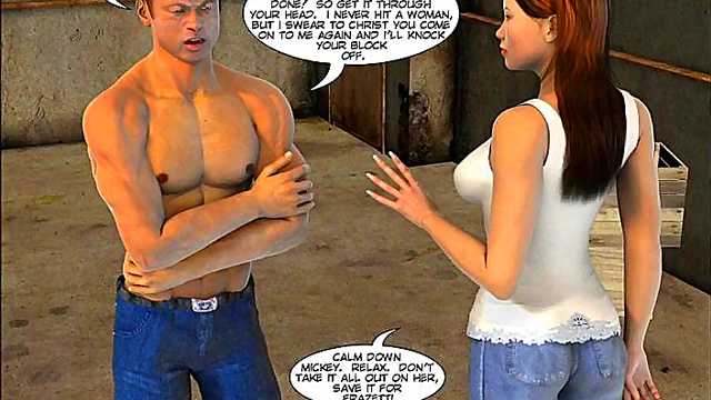 Blonde MILF Takes Big Dick In Hardcore 3D Anime Blowjob Session