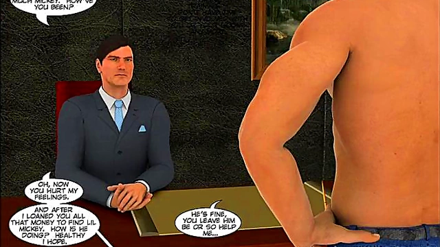 Blonde MILF Takes Big Dick In Hardcore 3D Anime Blowjob Session