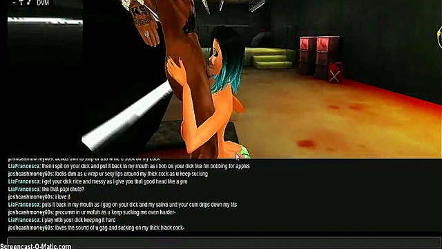 Lia DMV Takes 3D Anime Dick In Hot IMVU Game Session