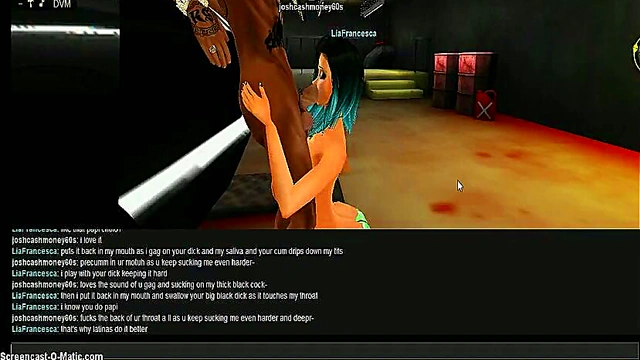 Lia DMV Takes 3D Anime Dick In Hot IMVU Game Session