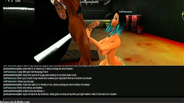 Lia DMV Takes 3D Anime Dick In Hot IMVU Game Session