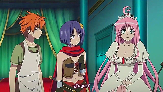 Hot Anime Chick Gets Wild In To Love-Ru OVA 04 Ecchi Scene