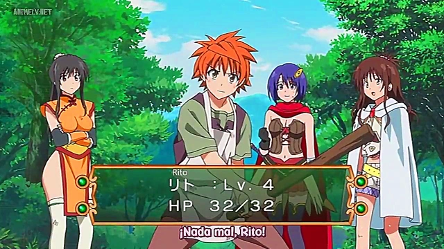 Hot Anime Chick Gets Wild In To Love-Ru OVA 04 Ecchi Scene