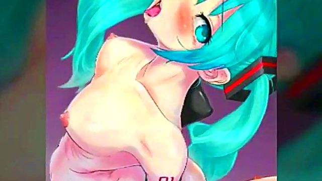 Cute Hatsune Miku Gives Seductive Hentai Performance With Sexy Moves