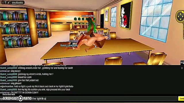 Erin Lacey Engages in Steamy 3D Anime Threesome Adventure