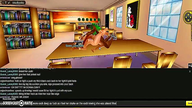 Erin Lacey Engages in Steamy 3D Anime Threesome Adventure