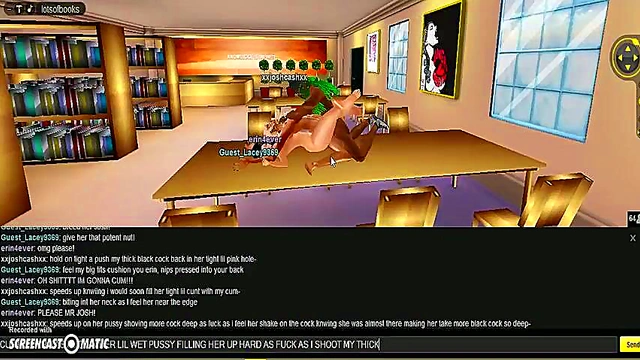 Erin Lacey Engages in Steamy 3D Anime Threesome Adventure