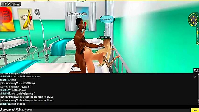 Christie Takes a Steamy Shower in 3D Hentai Game Animation